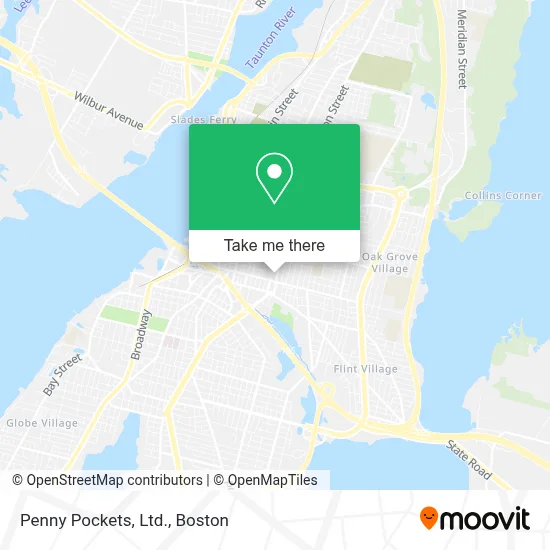 Penny Pockets, Ltd. map