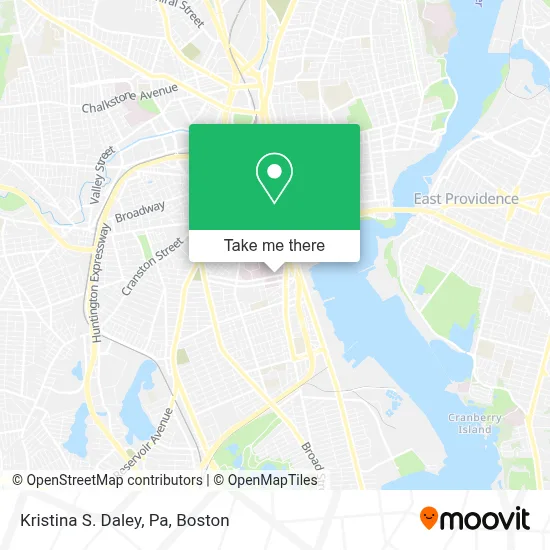 Kristina S. Daley, Pa map