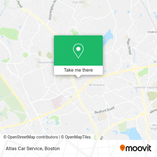 Atlas Car Service map