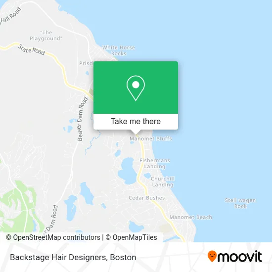 Backstage Hair Designers map