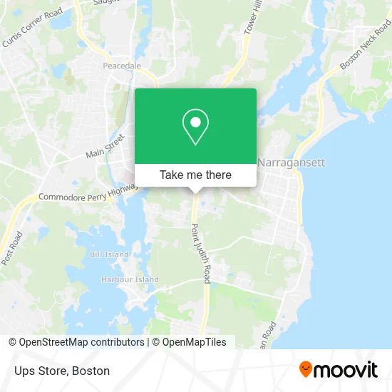 Ups Store map