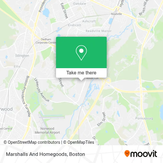Marshalls And Homegoods map