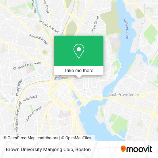 Brown University Mahjong Club map
