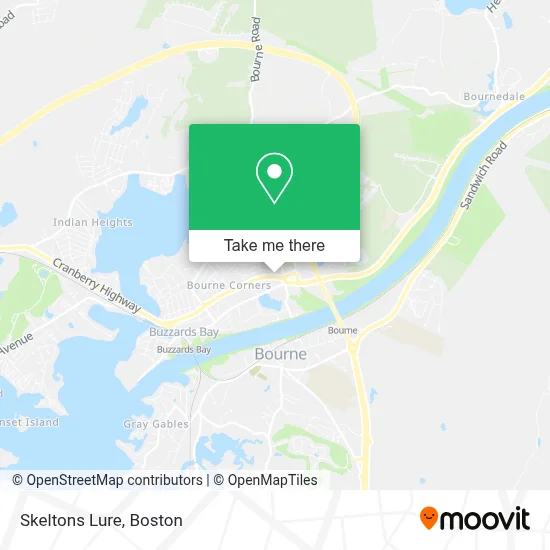 Skeltons Lure map