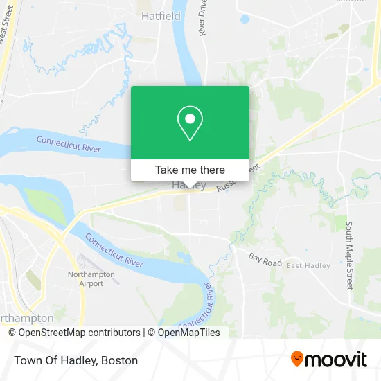 Town Of Hadley map