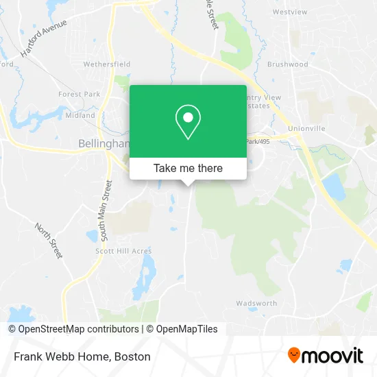 Frank Webb Home map