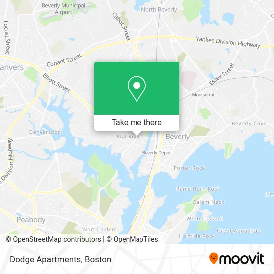 Dodge Apartments map