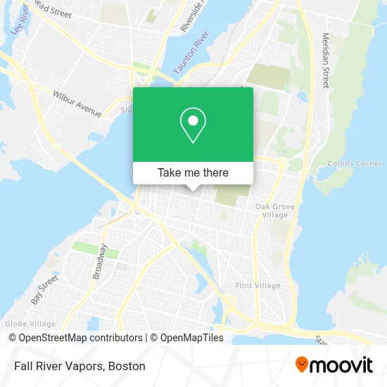 Fall River Vapors map