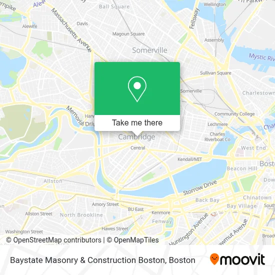 Baystate Masonry & Construction Boston map