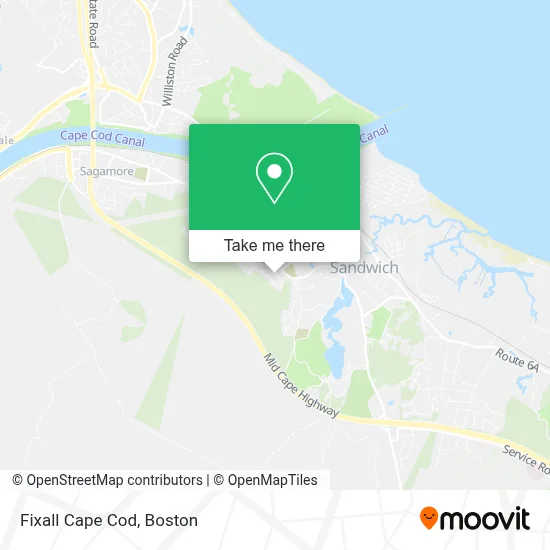 Fixall Cape Cod map