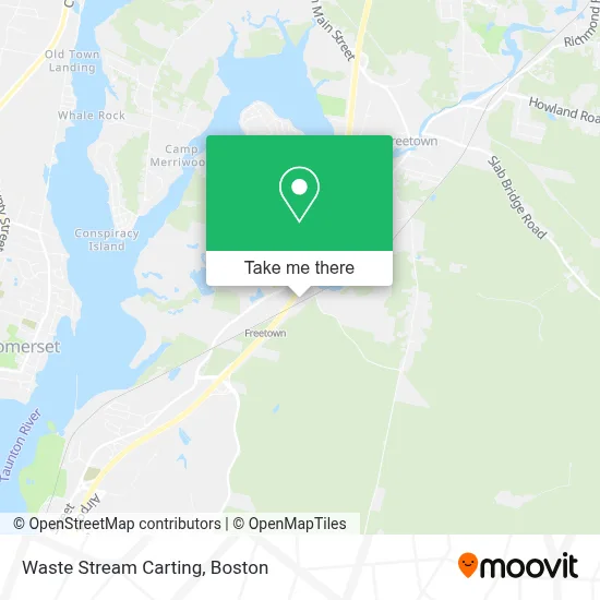 Waste Stream Carting map