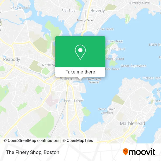 The Finery Shop map