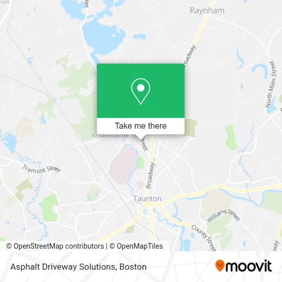 Asphalt Driveway Solutions map