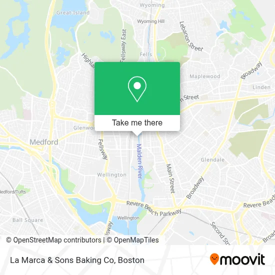 La Marca & Sons Baking Co map