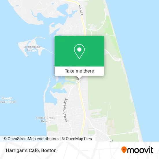 Harrigan's Cafe map