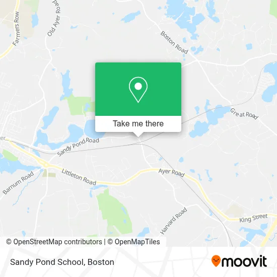 Sandy Pond School map