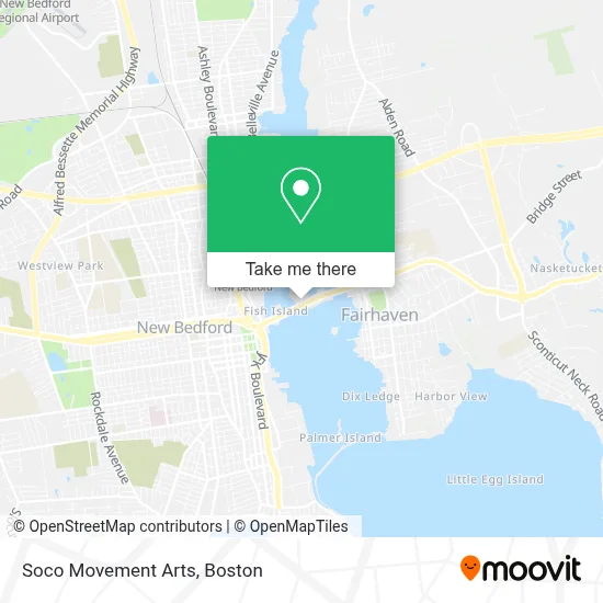Soco Movement Arts map