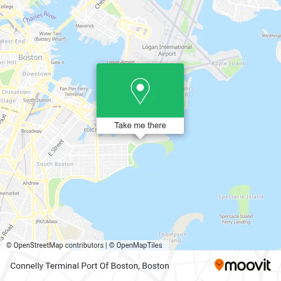 Connelly Terminal Port Of Boston map