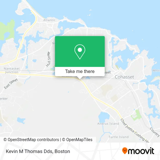 Kevin M Thomas Dds map