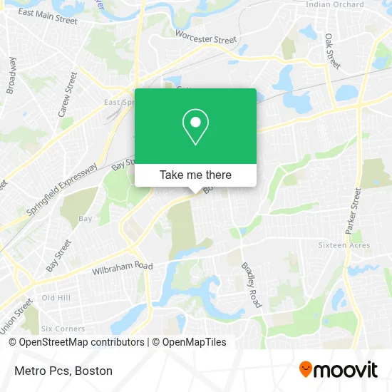 Metro Pcs map