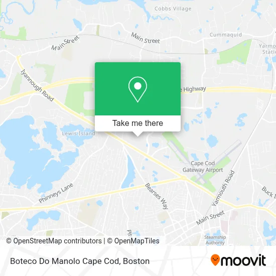 Boteco Do Manolo Cape Cod map