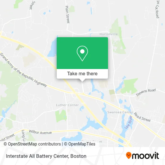 Interstate All Battery Center map