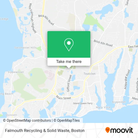 Falmouth Recycling & Solid Waste map