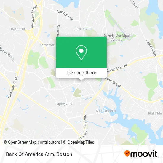 Bank Of America Atm map