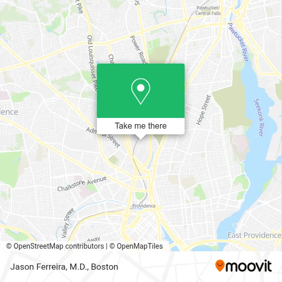 Jason Ferreira, M.D. map
