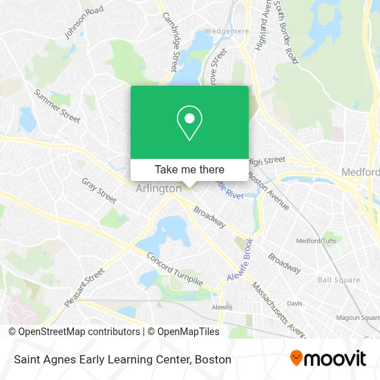 Saint Agnes Early Learning Center map