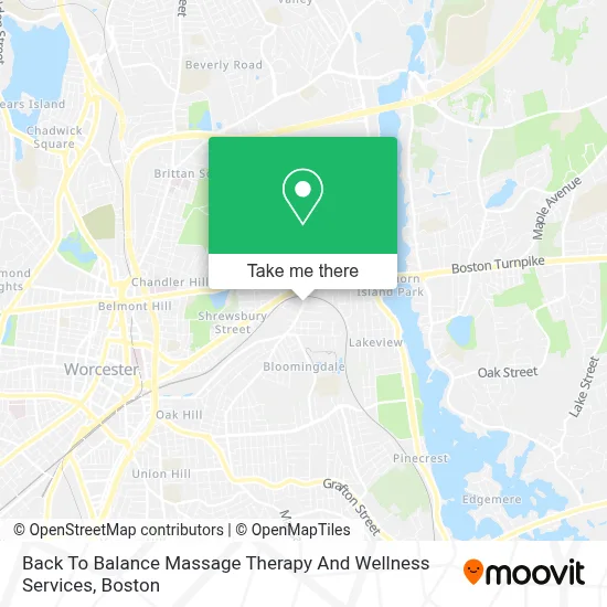 Back To Balance Massage Therapy And Wellness Services map
