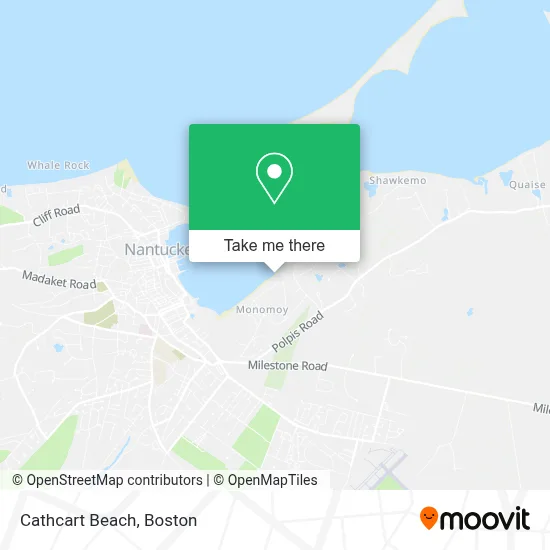 Cathcart Beach map