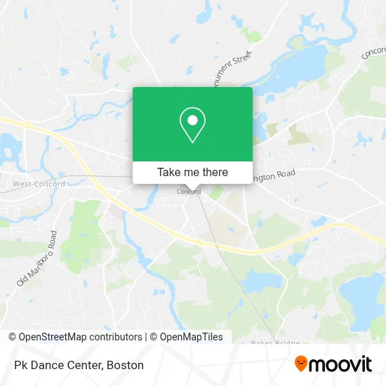 Pk Dance Center map