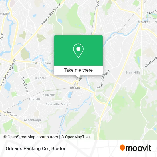 Orleans Packing Co. map