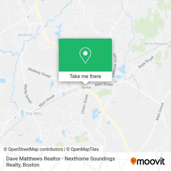 Dave Matthews Realtor - Nexthome Soundings Realty map