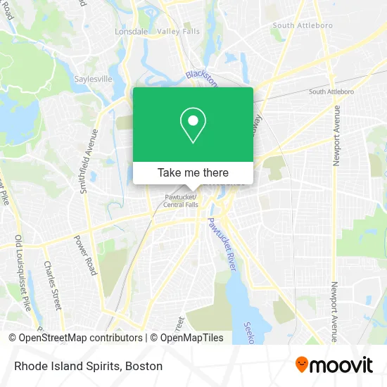 Rhode Island Spirits map