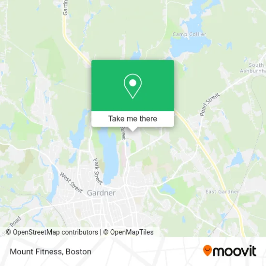 Mount Fitness map