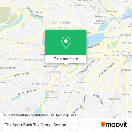 The Scott Back Tax Group map
