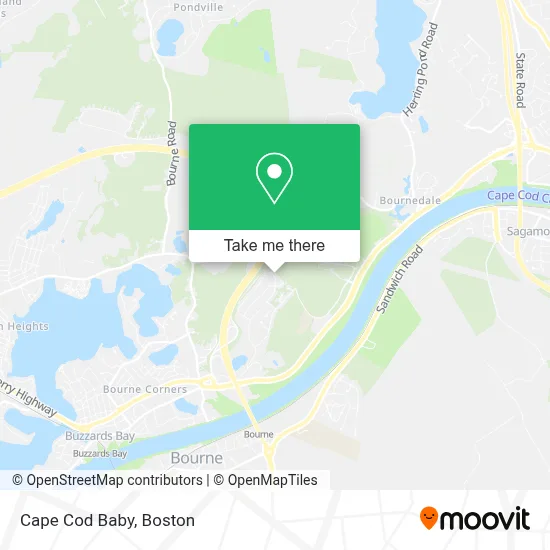 Cape Cod Baby map