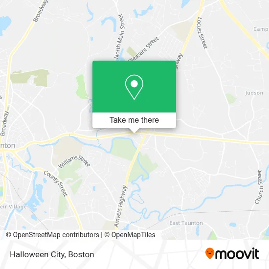 Halloween City map
