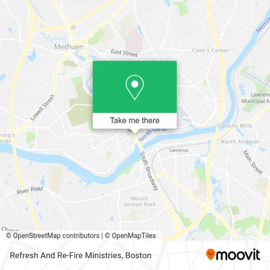 Refresh And Re-Fire Ministries map