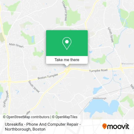Ubreakifix - Phone And Computer Repair - Northborough map