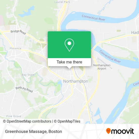 Greenhouse Massage map
