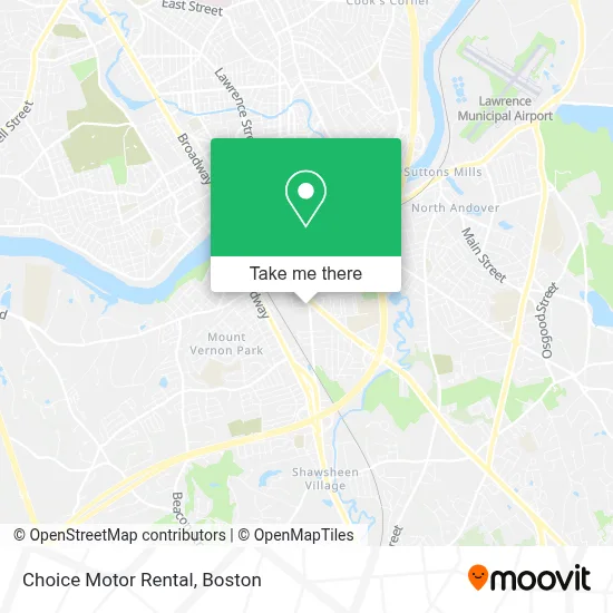Choice Motor Rental map