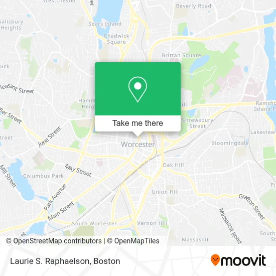 Laurie S. Raphaelson map