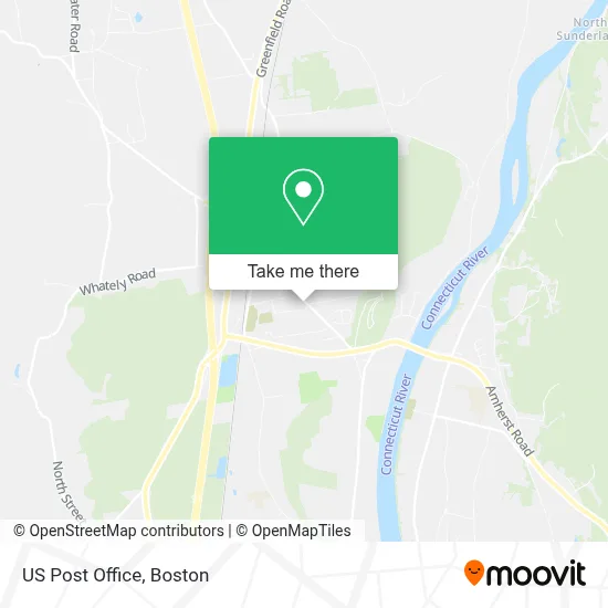 Us Post Office map