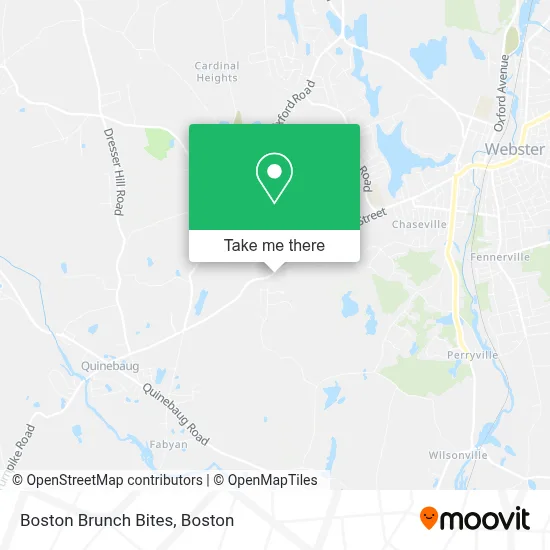 Boston Brunch Bites map