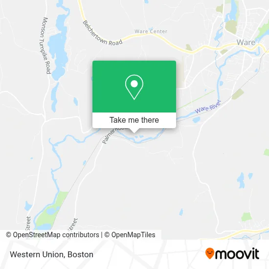 Western Union map