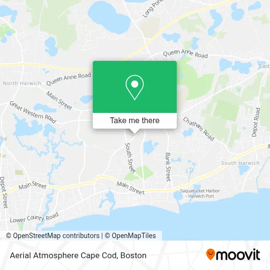 Aerial Atmosphere Cape Cod map