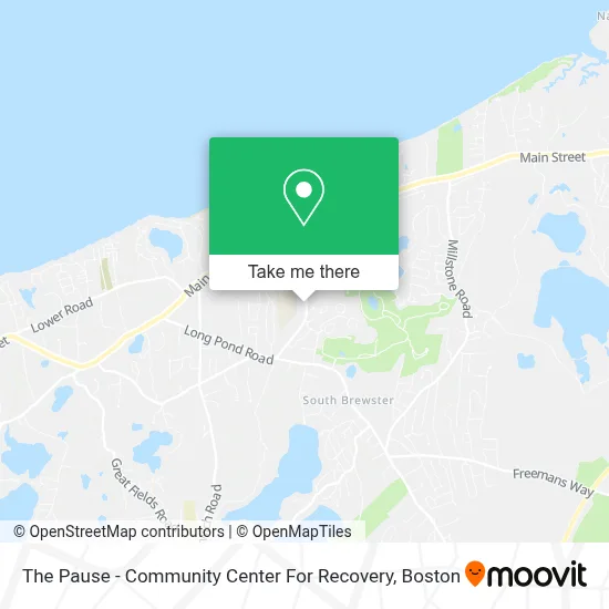 The Pause - Community Center For Recovery map